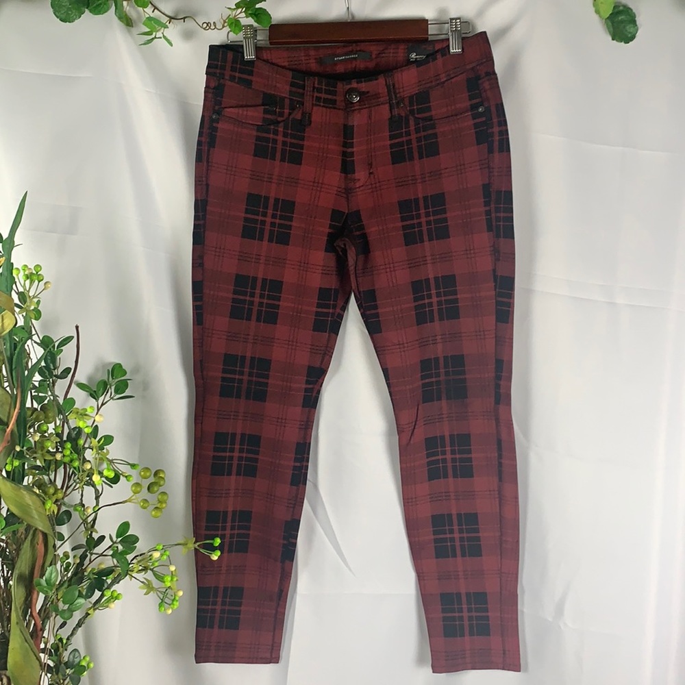 ❌TRADED❌ Dylan George Plaid Stretchy Skinny Pants - Picture 12 of 16